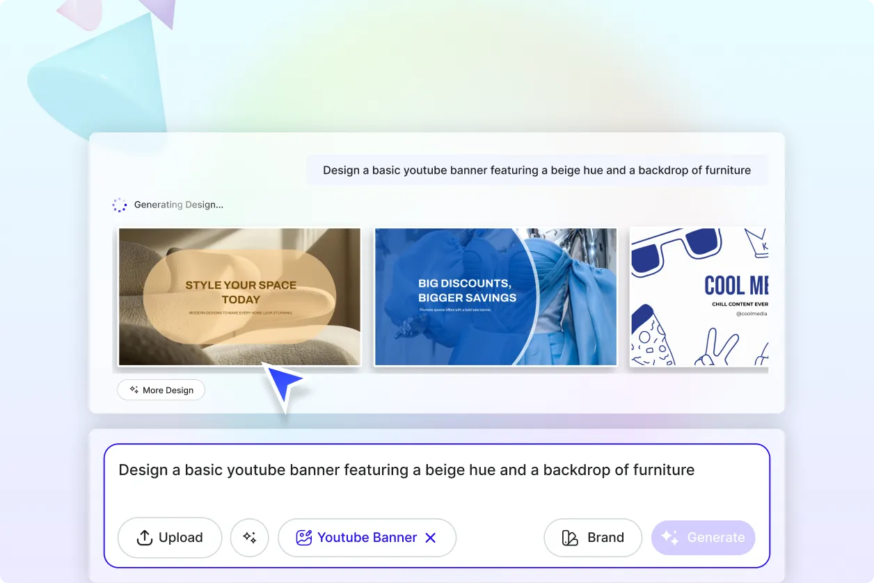 Free AI YouTube Banner Generator, Free YouTube Banner Maker [ No Signup ]
